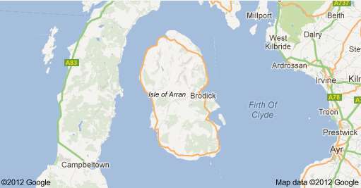 Map of Firth of Clyde